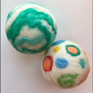 Felted Ball for Baby ~ Toddler Gift, 100% Wool New